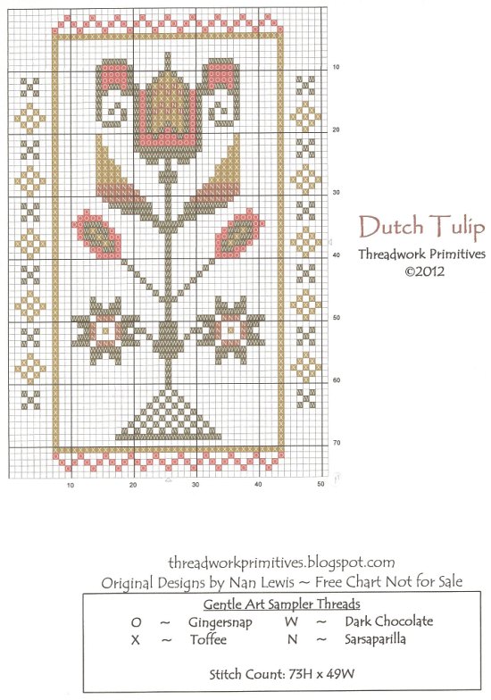 Freebie Dutch Tulip