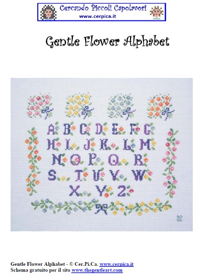 Gentle Flower Alphabet